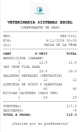 Comprobante de Venta